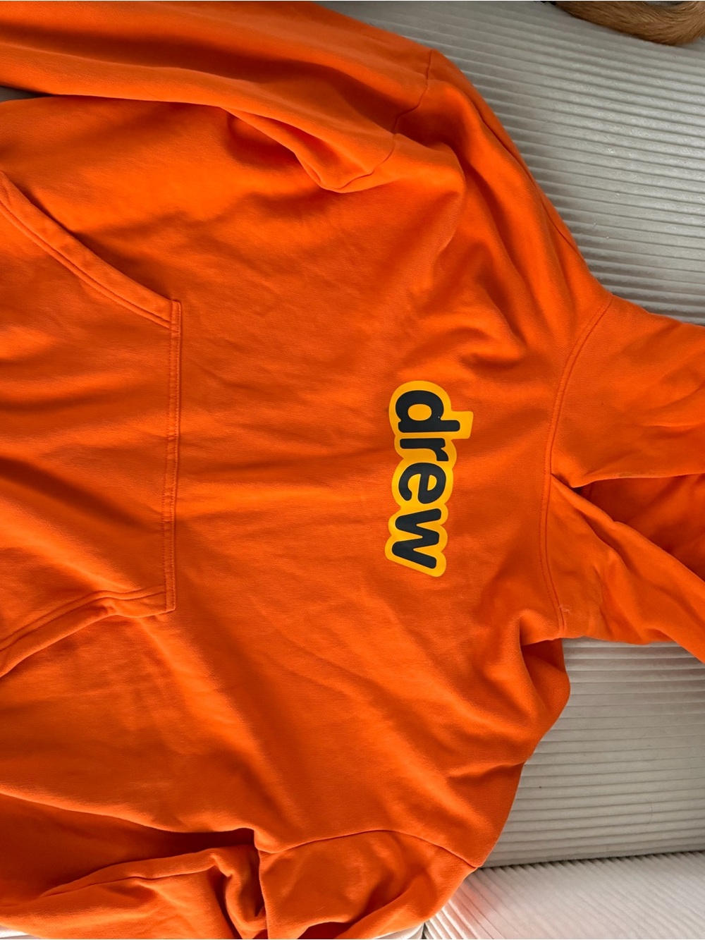 DREW Bright Orange Pullover Hoodie